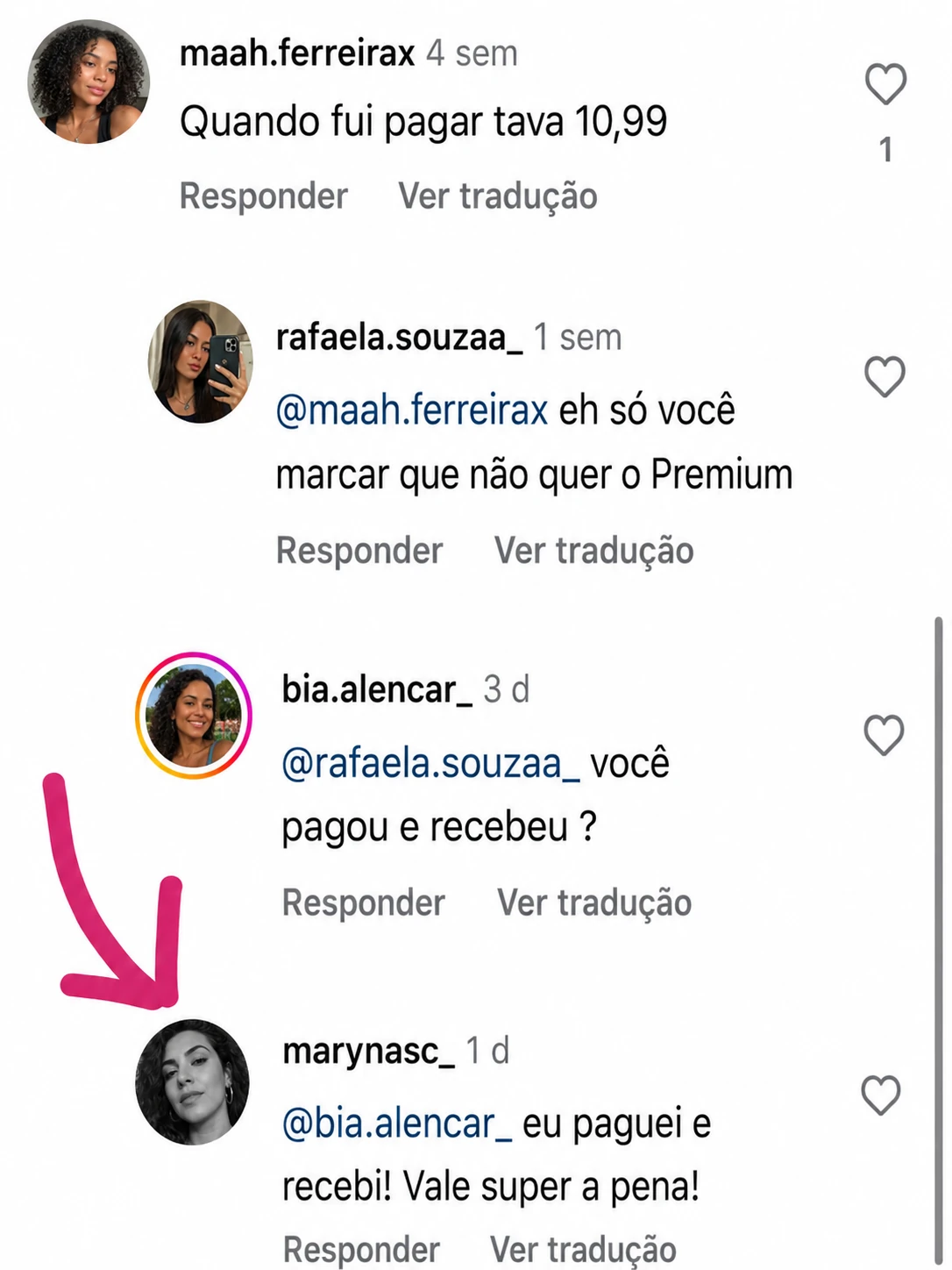 Mais avaliações de clientes satisfeitas com as figurinhas.